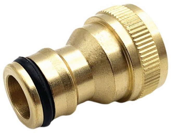 수도꼭지커넥터 황동 물호스 연결 어댑터 G1/2 15A, 1개