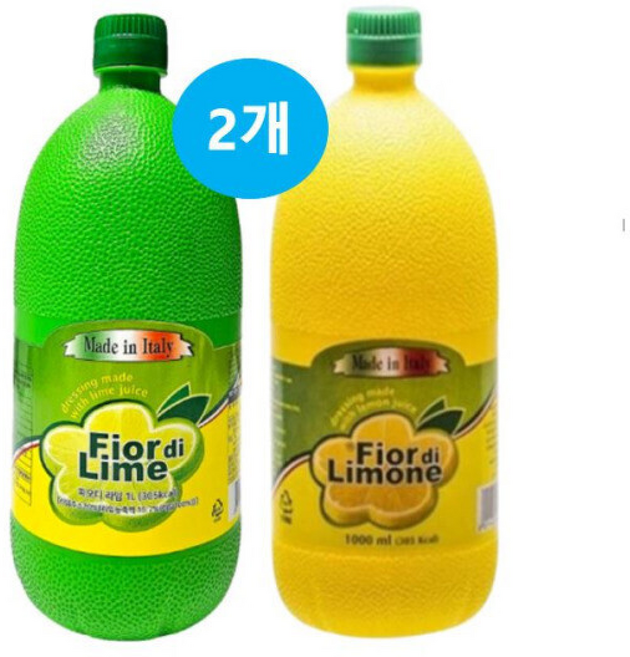 피오디 레몬즙 + 라임즙, 1L
