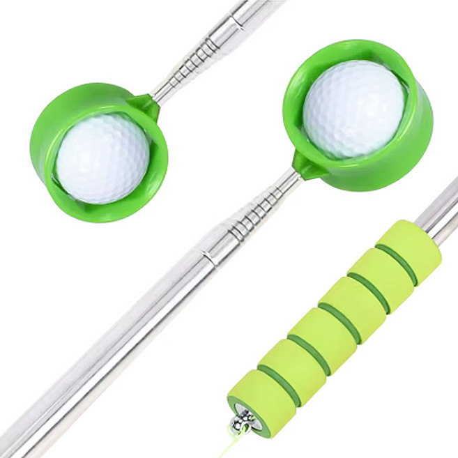 엠파이어 골프공 회수기 수거기 픽업 볼 집게 해저드 LQQ녹색, 녹색, 1개