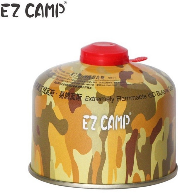 野樂 EZ CAMP 高山瓦斯罐 異丁烷瓦斯罐, 1個, 230g-迷彩