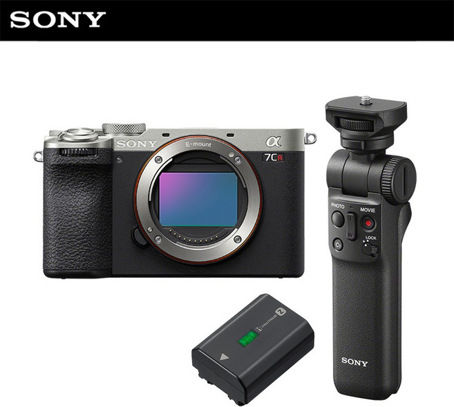 소니 공식대리점 카메라 A7CR BODY 실버 + GP-VPT2BT + NP-FZ100 풀프레임 컴팩트 알파, 단품