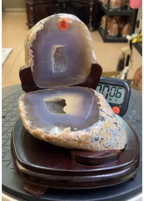 JOSEPH藝品 全拋光瑪瑙紫水晶聚寶盆 正偏財運 1061克