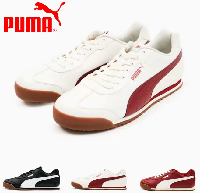 [국내매장판] 푸마 투리노 II T 남여공용 데일리 스니커즈 3종 PUMA Black Warm White Intense Red