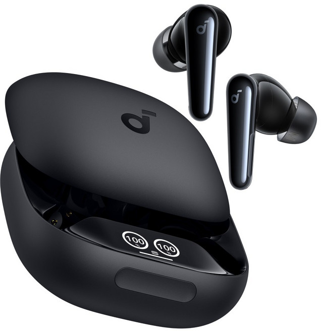 앤커 사운드코어 리버티4 프로 노이즈캔슬링 블루투스 이어폰 A3954, 블랙