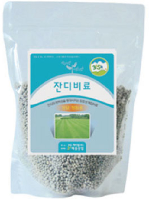 지엘파크 잔디비료500g(2평분량) 정원 산소 잔디에 뿌리는 비료, 1개