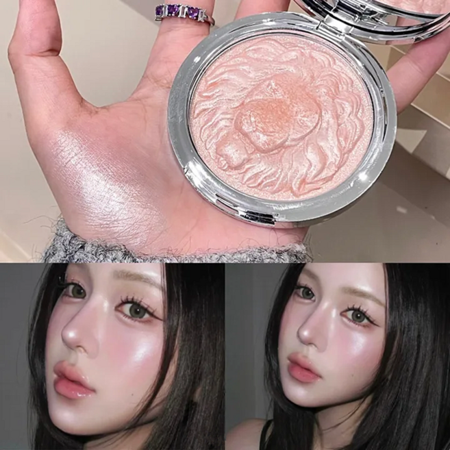얼굴 하이라이트 하이라이터 물광 하이라이트 하이라이트쿠션 hight light 광채 하이라이트 스틱1위, 1개, Rose Gold