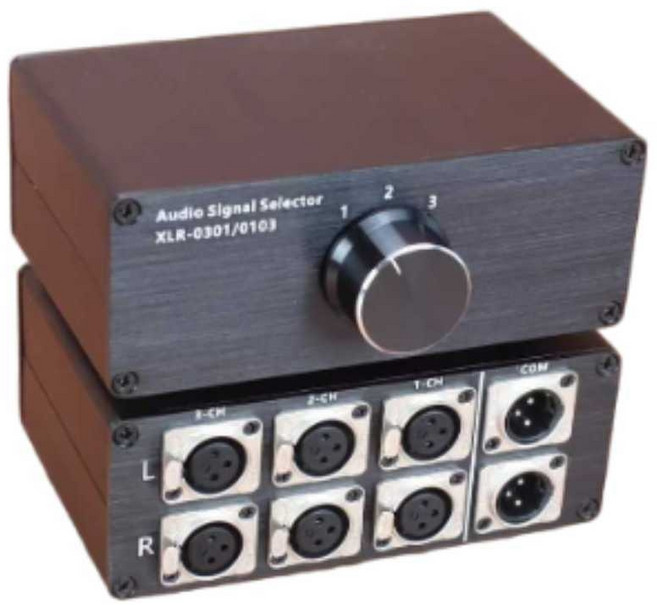 패시브 스위처 분배기 오디오 앰프 수동 밸런스 채널, 패시브 1입력 2출력 프리미엄형