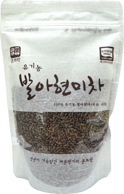 온뜨락 100% 국산 유기농 발아현미차, 1개, 1개입, 400g