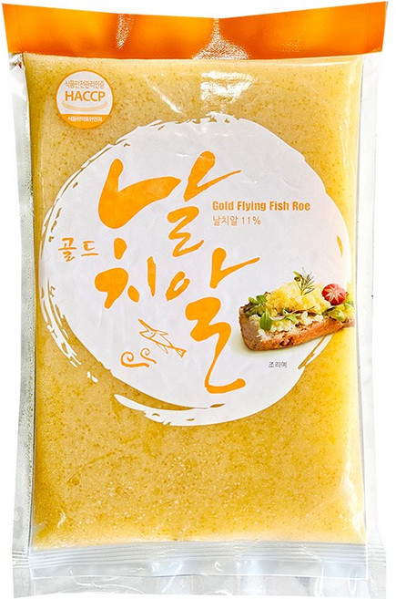 CK 날치알 골드 냉동, 5개, 800g