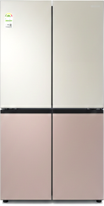 LG 4도어 양문형 냉장고 870L 미스트 토프+아몬드 H875GGA031 1등급 기사님설치 폐가전수거