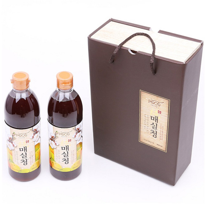포코테라 순매실세트 매실청 900ml(2병) 황매실원액 선물용, 900ml