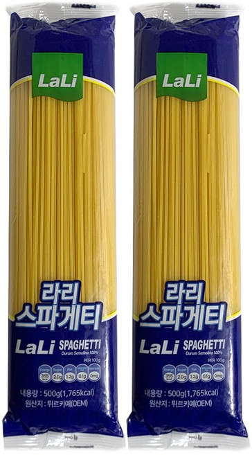 라리 스파게티 500g 파스타, 2개