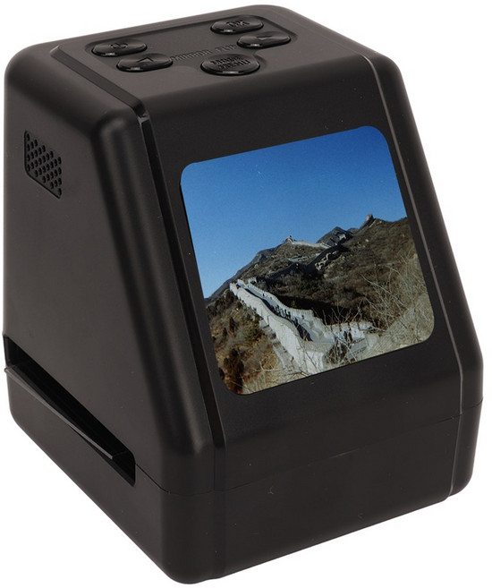 LCD 2MP CMOS LED 135 126KPK 110 8mm 12MP JPG 필름 및 슬라이드 스캐너 2인치, 40450, 한개옵션0
