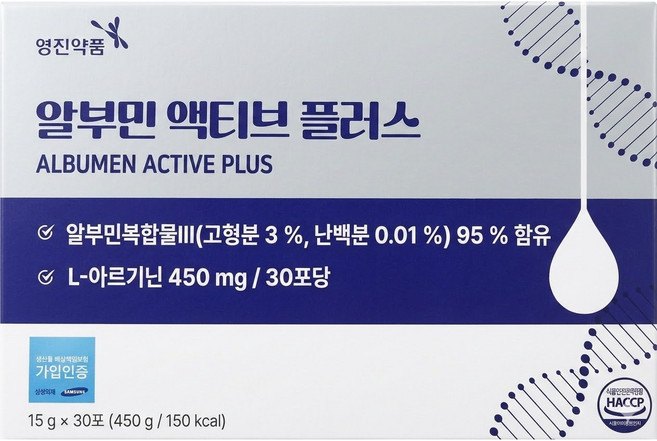 영진약품 알부민 액티브 플러스 15g 30포, 1개, 30정