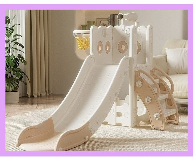 포근놀이터 가정용 정글짐 미끄럼틀 실내놀이터 키즈카페 놀이기구 놀이방, 1세트, 베이지+카키