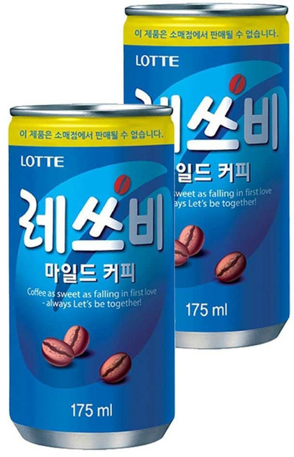 (30캔x2박스 롯데 업소용 60캔 레쓰비 마일드 x 175ml