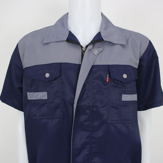 여름 공장 단체근무복 작업복 현장 유니폼 세트 봄작업복 하계작업복 노가다작업복 정비복