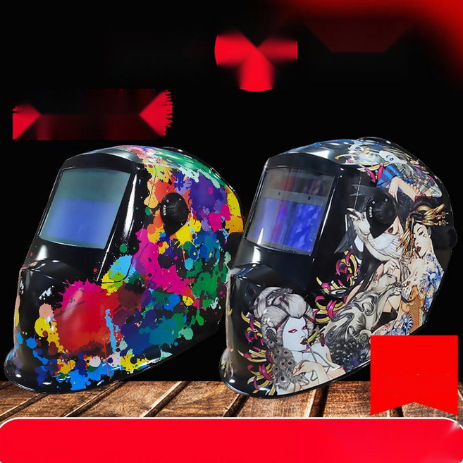 [작업에만 집중] 전문가용 카멜레온용접면 자동변광 눈보호 헬멧, 8000 후면 보호 필름(5매)