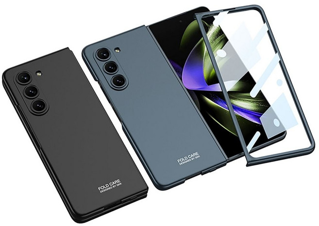 Z폴드6케이스 슬림 나노코팅 강화유리커버 jun+8329Pz