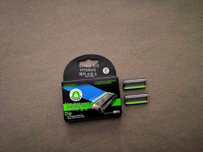 귀멸의칼날 탄지로 면도기 세트 남성 습식 교체형 칼날 포함 선물, 2개 블레이드 호환, 1개, 1개입