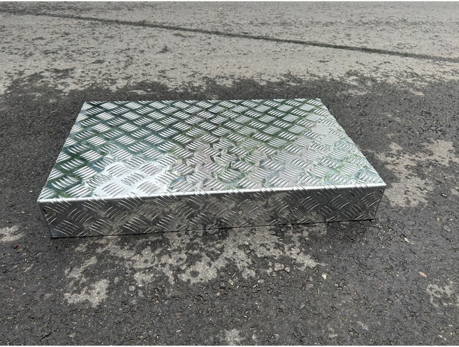 알루미늄체크판 발판 3T 500x500(mm) (높이 100mm), 3T 500x800(mm)(높이100mm), 1개