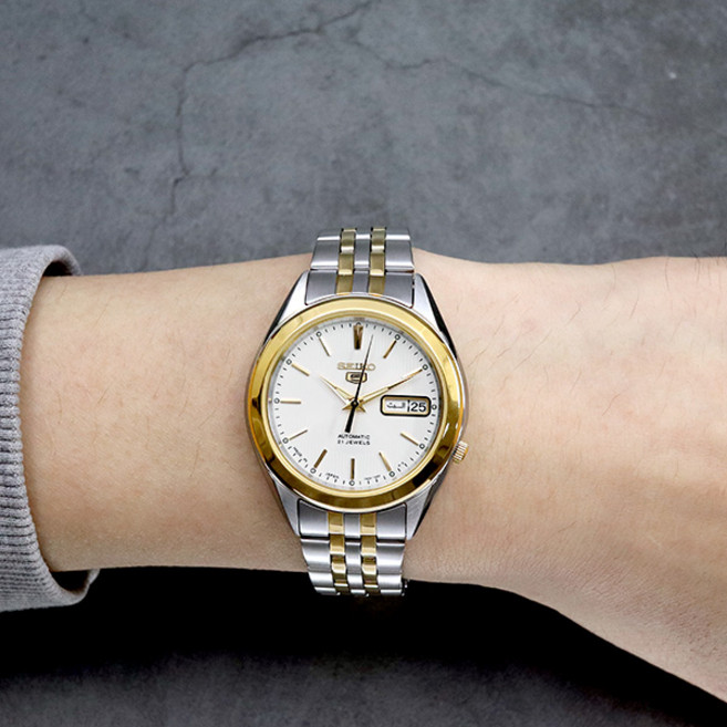 세이코5 재팬메이드 오토매틱 클래식 메탈시계 SNKL24J1