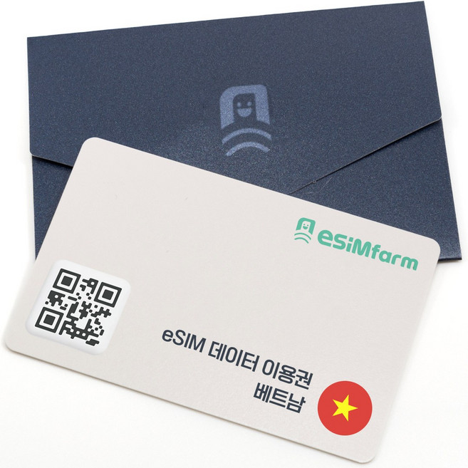 이심팜 베트남이심 비나폰 모비폰 로컬망 eSIM 5G 무제한 데이터, 1개, 매일 500MB + 128kb 무제한[로컬망], 5일