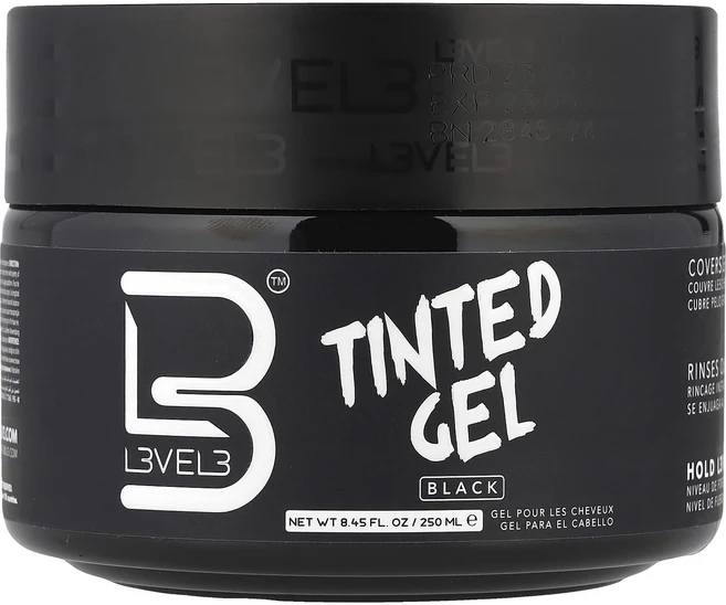 Level 3 틴티드 젤 블랙 250ml(8.45fl oz), Level3틴티드젤블랙250ml845floz, 1개 - 쿠팡