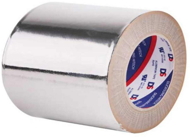 연통밀봉 산업용 은박 배관작업 알늄테이프 300MX50M 누수방지테이프, 1개