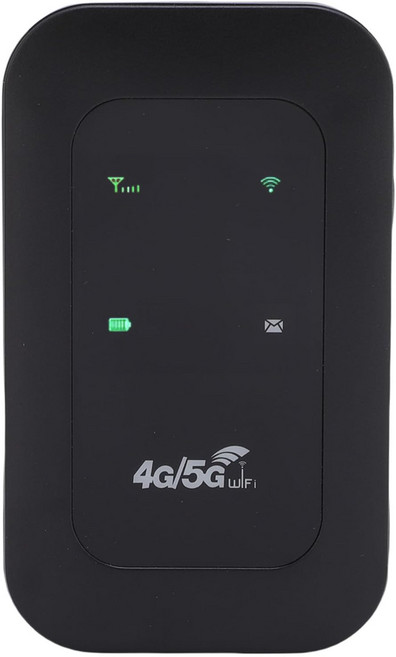 Denash 4G 5G 휴대용 WiFi 핫스팟 SIM 카드 슬롯 및 LED 디스플레이가 있는 300Mbps LTE 모바일 라우터 라우터는 0개의 연결된 장치를 지원