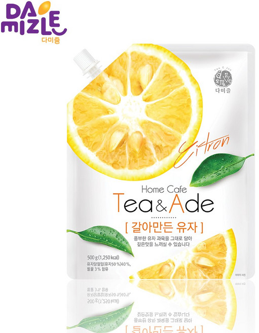 다미즐 갈아만든 유자, 500g, 1개