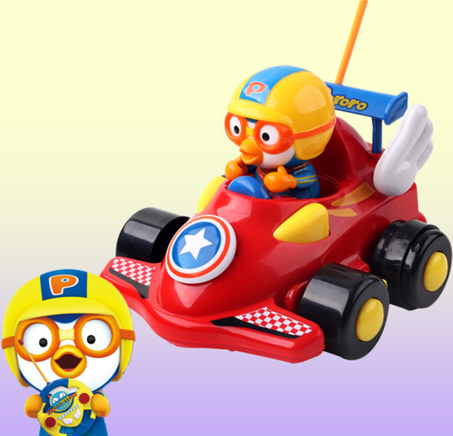 뽀로로 RC 레이싱카 뽀로로 무선조종 자동차 장난감, 1개