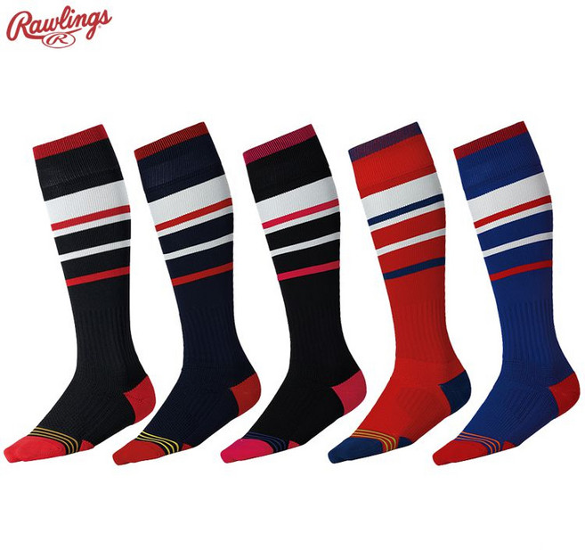 롤링스 야구 양말 성인용 AAS15S01, 1개, 네이비/레드