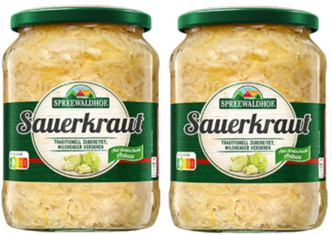 슈프레발트호프 사우어크라우트(양배추절임) 680g x 2개