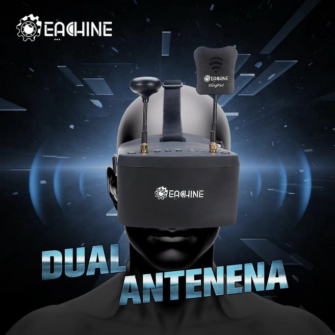 Eachine EV800D 5.8G 40CH 5 인치 800*480 비디오 헤드셋 HD DVR FPV 고글 RC 모델 RC 드론 파츠 배터리, 01 CHINA, 1개