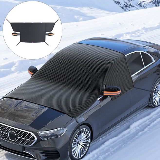 에스즈에 자동차 성에방지커버 자석 앞유리 커버 눈덮개 전차종 통용, 1