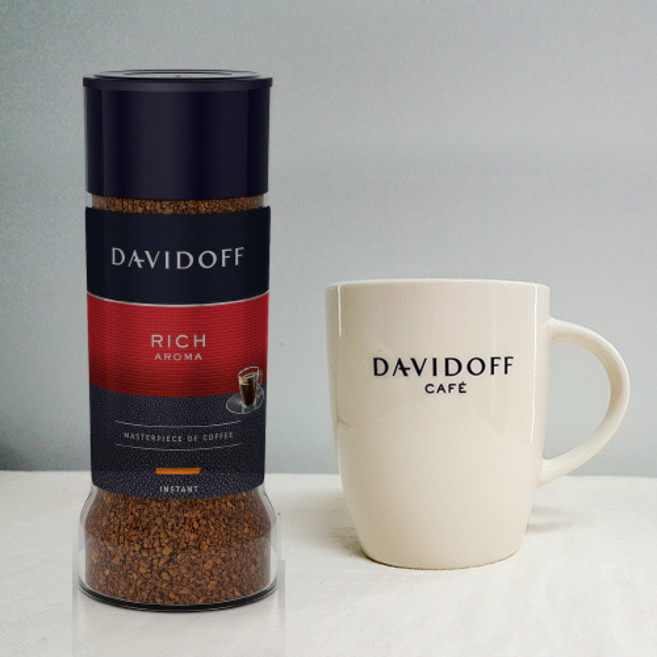 다비도프 리치아로마 100g + 머그컵, 1개