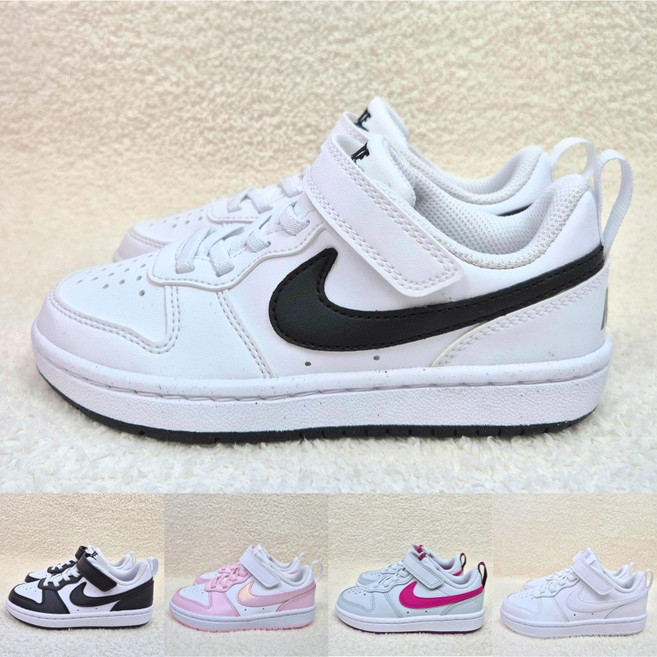 나이키 코트버로우 로우 키즈 스니커즈 찍찍이 데일리 운동화 [국내매장판 A/S가능]