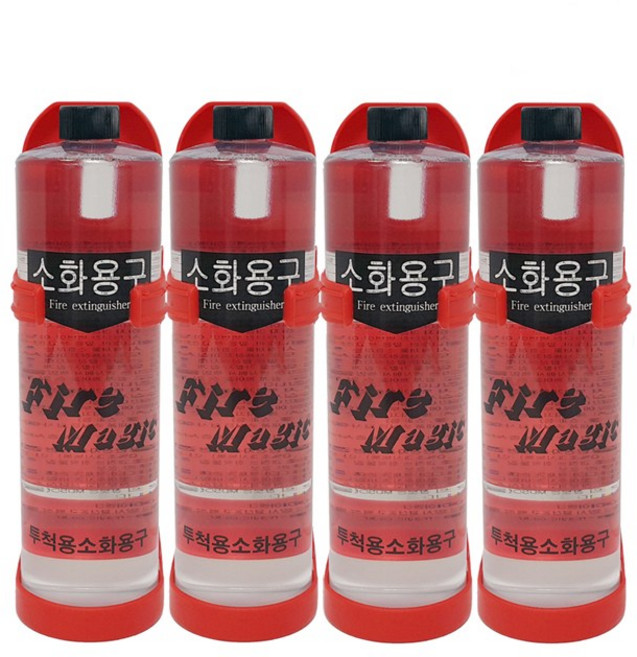 화이어매직 투척용 소화기 4개, 600ml