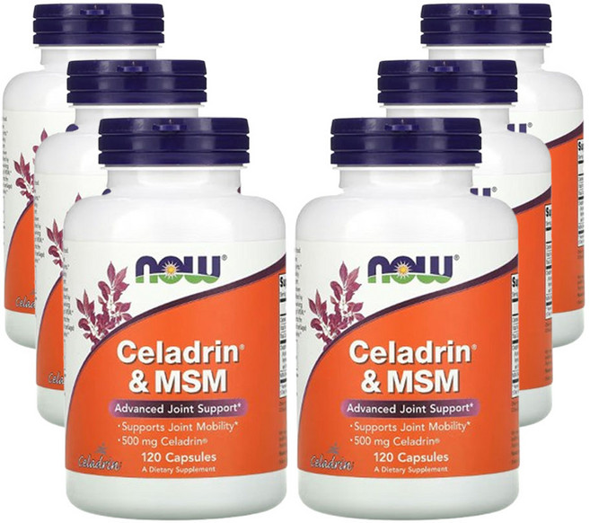 나우푸드 Celadrin & MSM 120 캡슐, 6개, 120정
