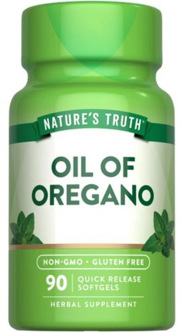 Nature's Truth 오레가노 오일 소프트젤 | 90정 Nature's Truth Oregano Oil Softgels | 90 Pills | Contains Carvacro, 1개 - 쿠팡