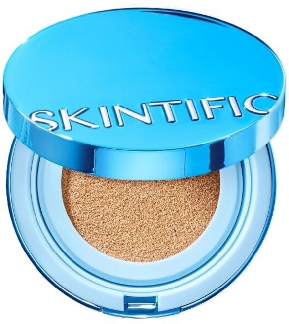 SKINTIFIC Cover All Perfect Matte Cushion High Coverage Poreless 스킨티픽 커버 올 퍼펙트 쿠션, 1개, 01 Vanilla 11g