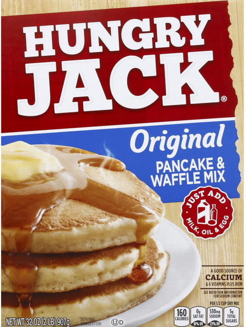 헝그리잭 팬케이크 & 와플 믹스 오리지널, 907g, 1개