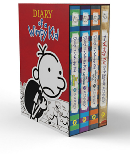 (영문도서) Diary of a Wimpy Kid Box of Books (12-14 Plus Diy) Hardcover, Harry N. Abrams, English, 9781419751677