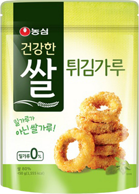 농심 건강한쌀 튀김가루, 450g, 1개
