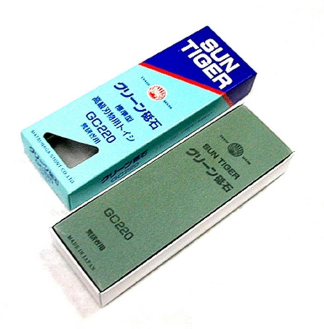 마츠나가 스톤 썬타이거 GC220 220방 거친 초벌 숫돌 칼가는돌 숯돌 칼갈기 칼갈이, 1개