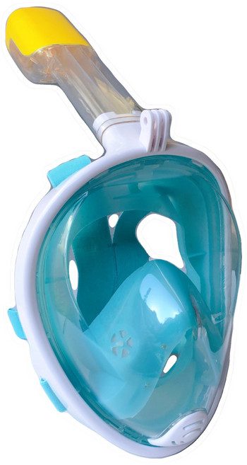 유아 스노쿨링 마스크 풀페이스 어린이 스노클링 KC인증 완료, 04. 비치그린