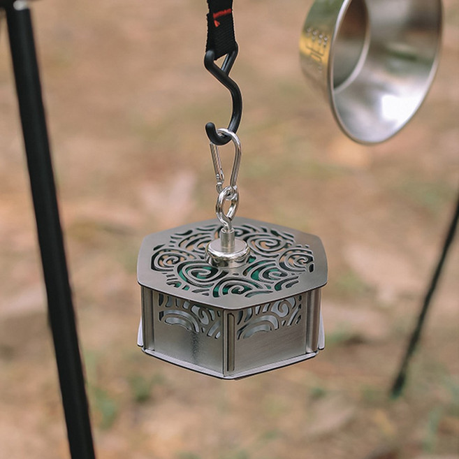 톨른캠퍼 캠핑 쉴드 스텐 모기향 거치대 케이스, 1개, 단색, 1단