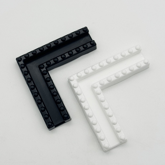 유코스 ㄱ자 대 장롱발 다리 서랍장다리 소파다리 폴딩박스다리 침대 가구 협탁 거실장 다리 4개, 기억자 대 다리 흑색 4개