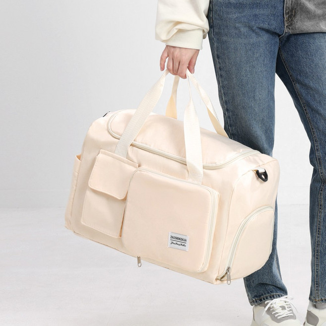 랑고 B급 대용량 접이식 캐리어 결합 보스턴백 러기폴딩